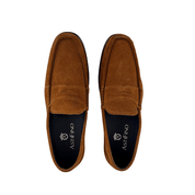 Aquiles - Mocasín gamuza miel