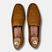 Aquiles - Mocasín gamuza miel